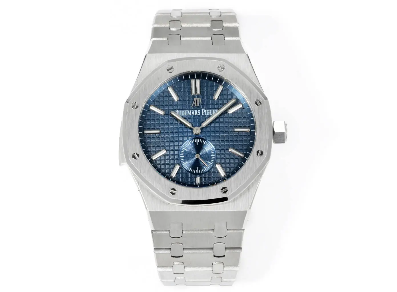Audemars Piguell Royal Oak Blue Dial Stainless Steel Men's Watch