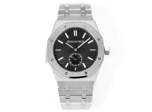 Audemars Piguet Royal Oak Series Men's Watch ?C Stainless Steel Dial with Black Dial