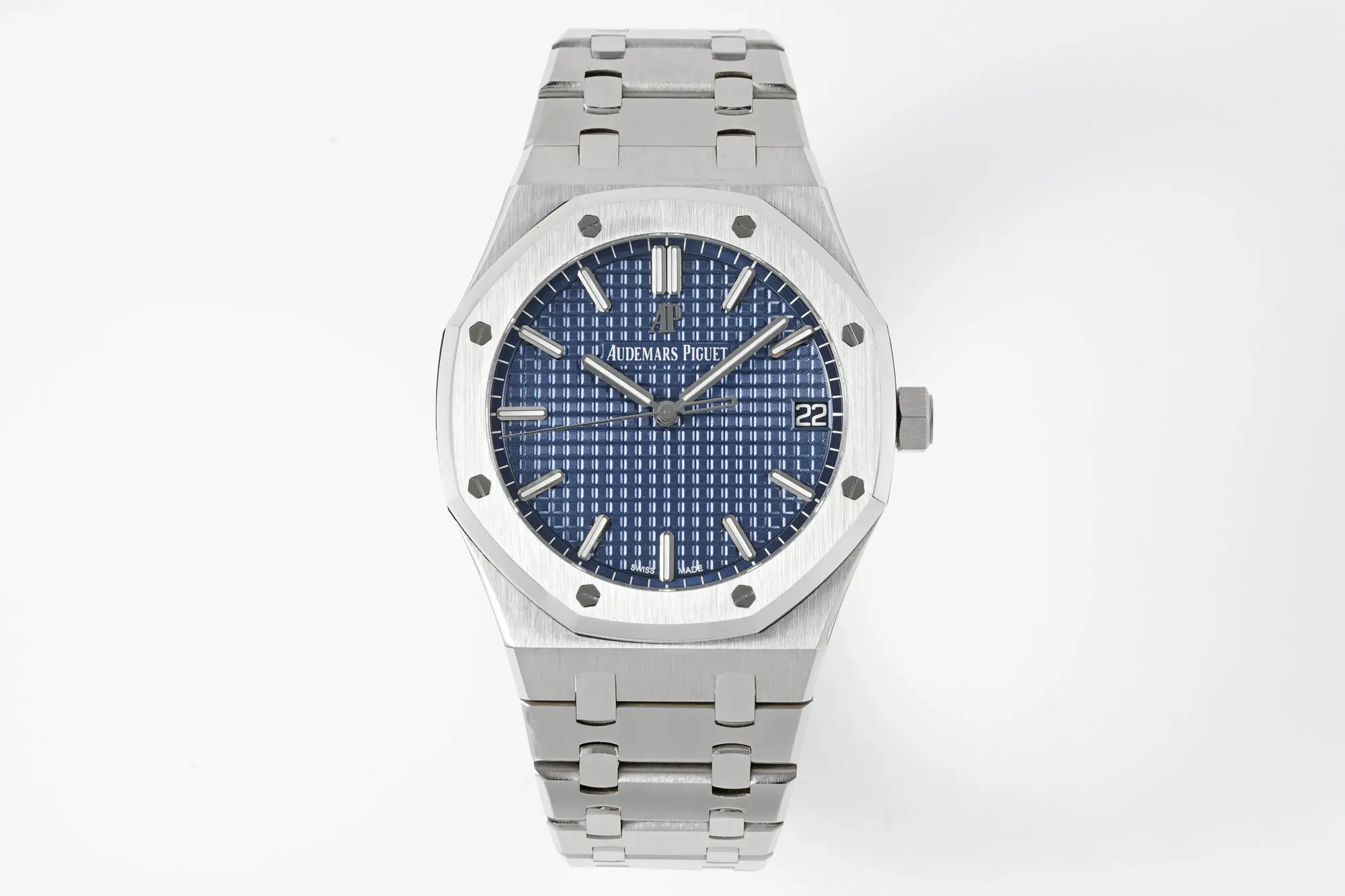 Audemars Piguet Royal Oak Stainless Steel Edition 15500V2 - 41mm x 10mm with Blue Dial, Caliber 4304 Movement, 72 Hour Power Reserve