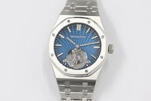 Audemars Piguet Royal Oak Ultra Thin Tourbillon Watch ?C Blue Dial Stainless Steel Case V2 Upgrade Edition 2020, Model 26522CE.00.1220TI.01