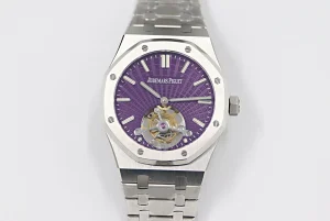 Audemars Piguet Royal Oak Tourbillon Upgrade Edition - Silver Case, Purple Dial 41mm
