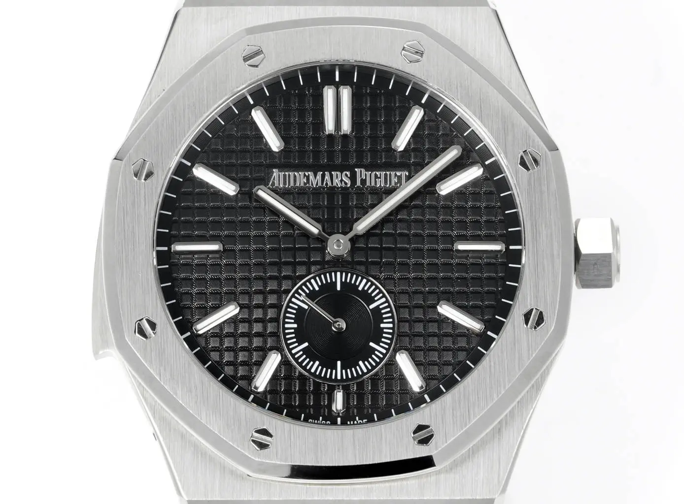 Audemars Piguet Royal Oak Series Men's Watch ?C Stainless Steel Dial with Black Dial - Image 3