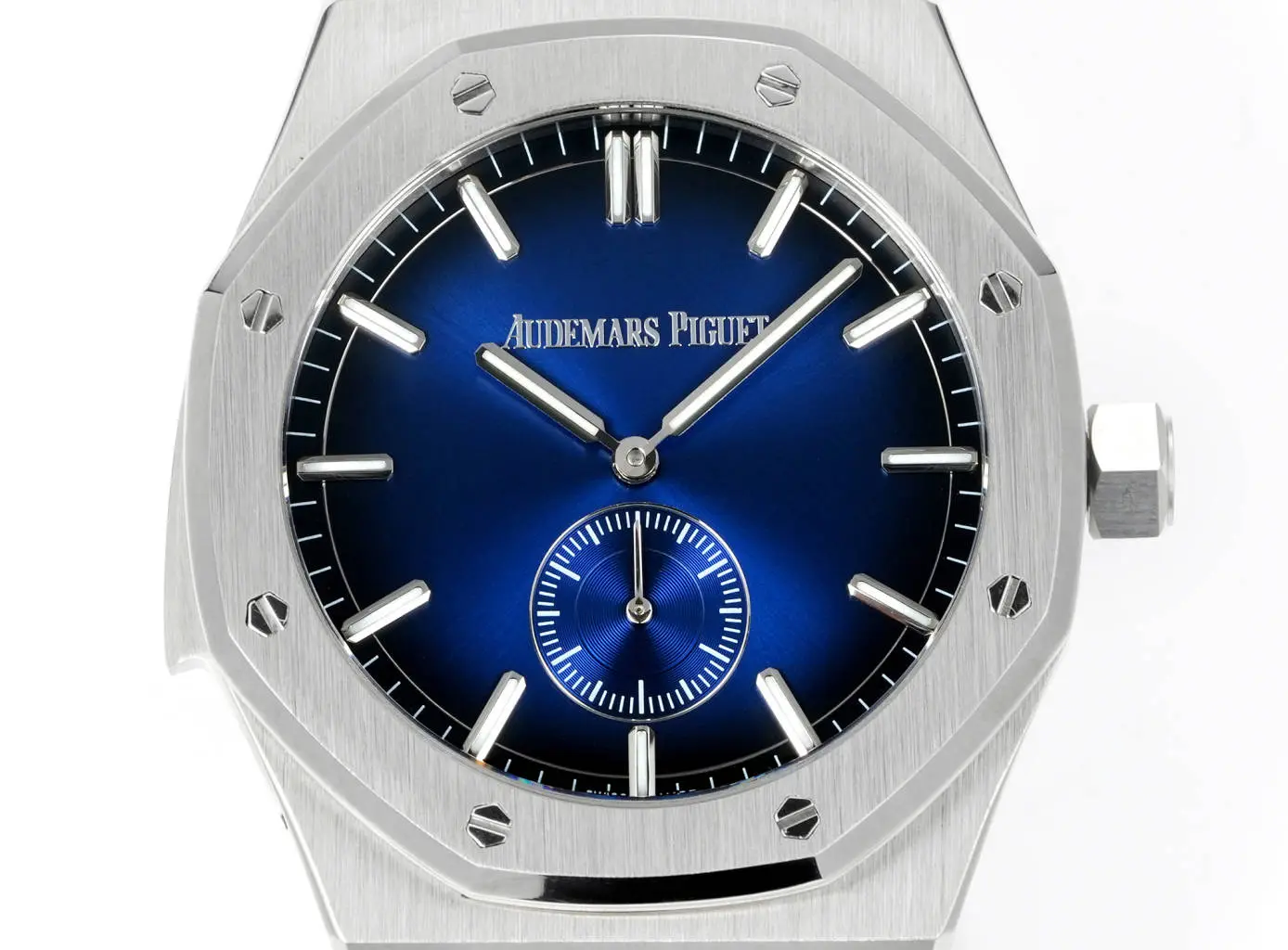Audemars Piguet Royal Oak Series Men's Watch ?C Blue Dial, Stainless Steel Band, 42mm Case - Image 3