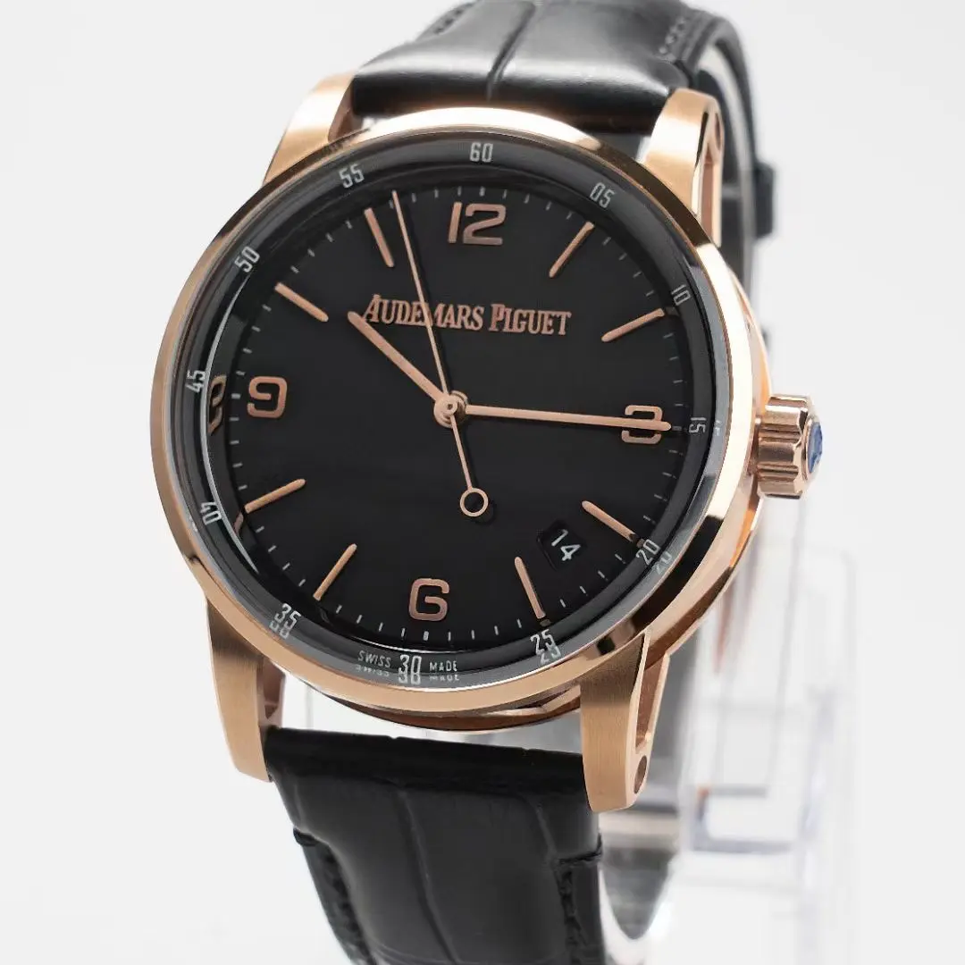 Audemars Piaget Code 11.59 Watch - Rose Gold, Stainless Steel and Brown Leather Strap. 41mm Case. Calibre 4303 Automatic Movement. - Image 3