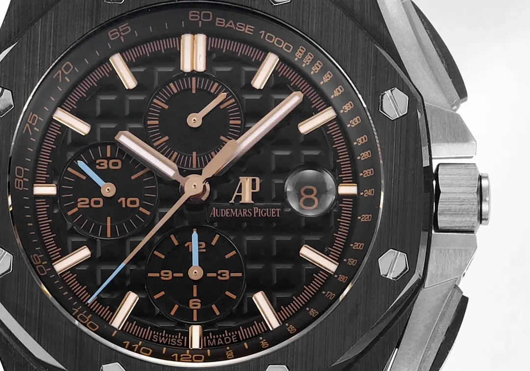 Audemars Piguet Royal Oak Offshore Black Ceramic Chronograph Watch - Image 3