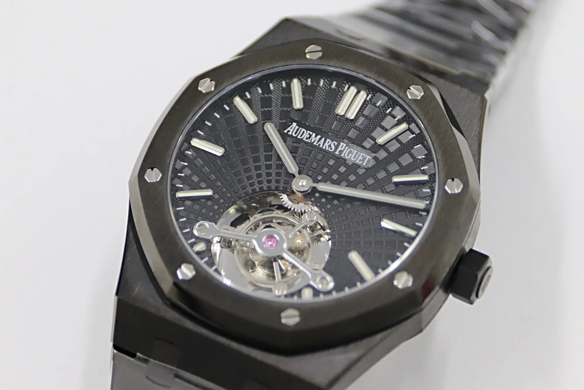 Audemars Piguet Royal Oak Tourbillon Upgrade Edition - Black Ceramic Case with Black Dial, Model 2020 - Image 4