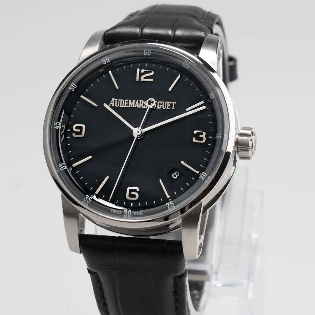 Audemars Piaget Code 11.59 Watch - Rose Gold, Stainless Steel and Brown Leather Strap. 41mm Case. Calibre 4303 Automatic Movement. - Image 4