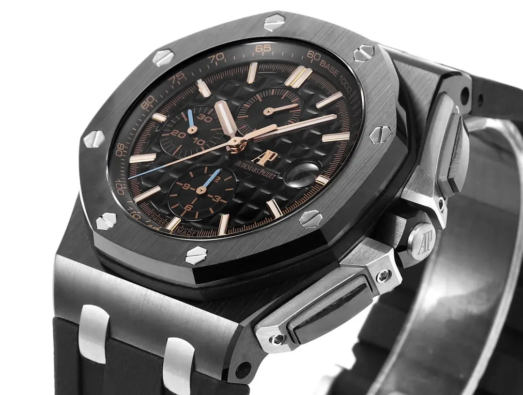 Audemars Piguet Royal Oak Offshore Black Ceramic Chronograph Watch - Image 4