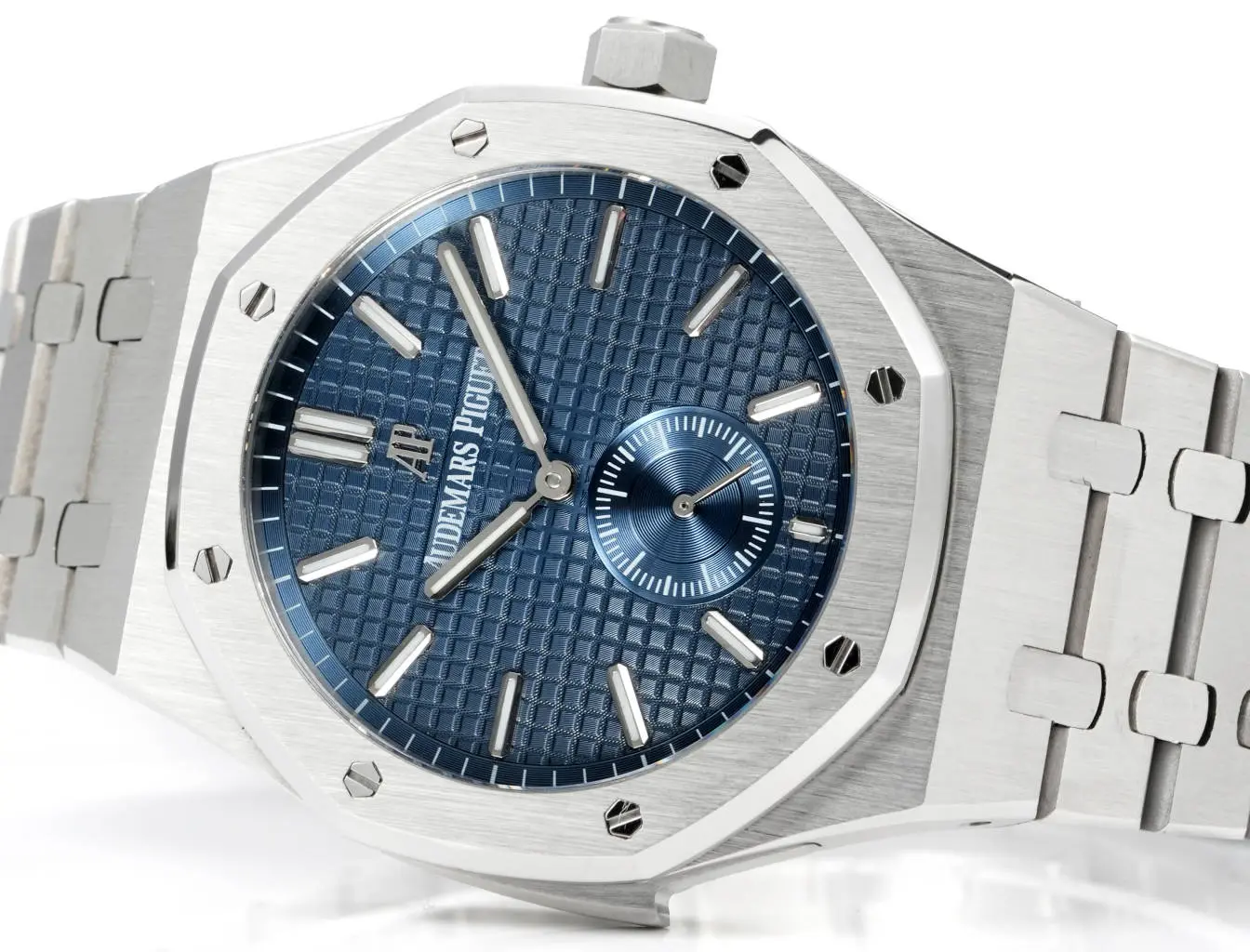 Audemars Piguell Royal Oak Blue Dial Stainless Steel Men's Watch - Image 5
