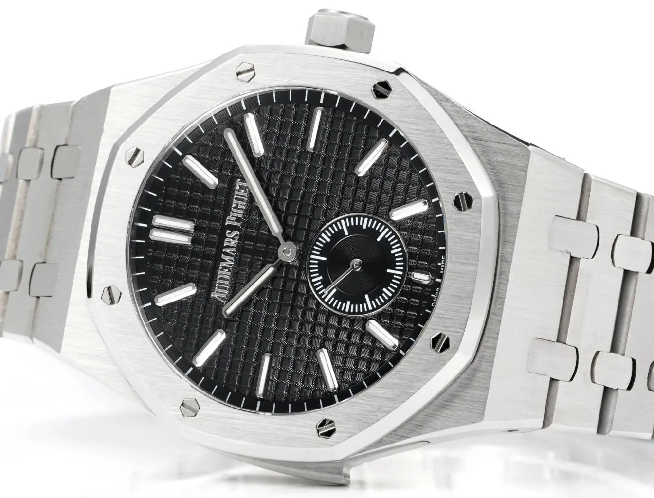 Audemars Piguet Royal Oak Series Men's Watch ?C Stainless Steel Dial with Black Dial - Image 5