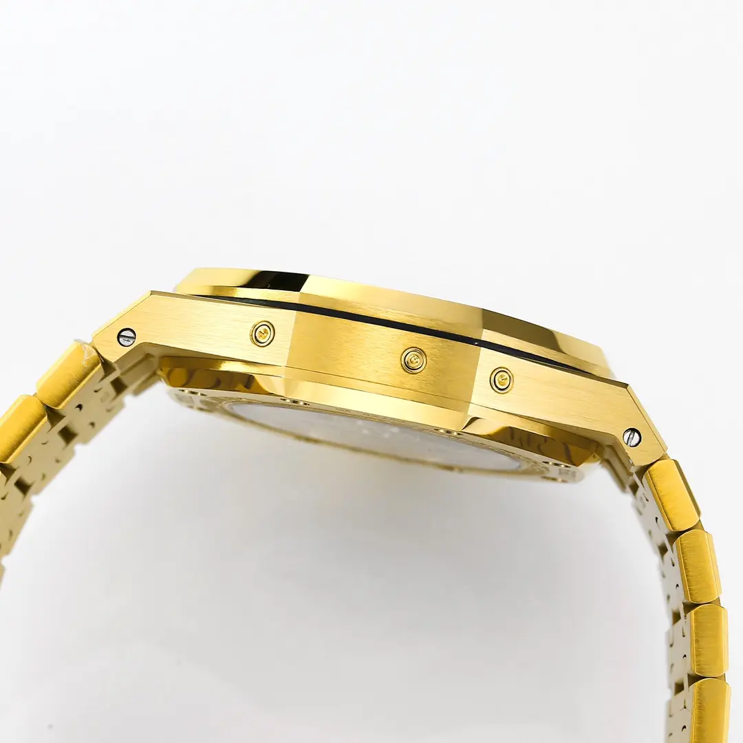 Audemars Piguet Royal Oak Perpetual Calendar Watch, Blue Dial with Gold Case and Bracelet (Ref. 26574ST.OO.1220ST.03 - Image 5