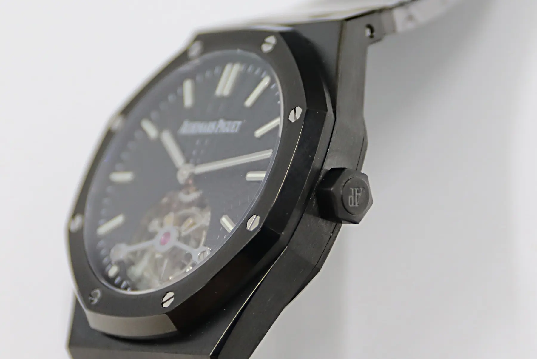 Audemars Piguet Royal Oak Tourbillon Upgrade Edition - Black Ceramic Case with Black Dial, Model 2020 - Image 5