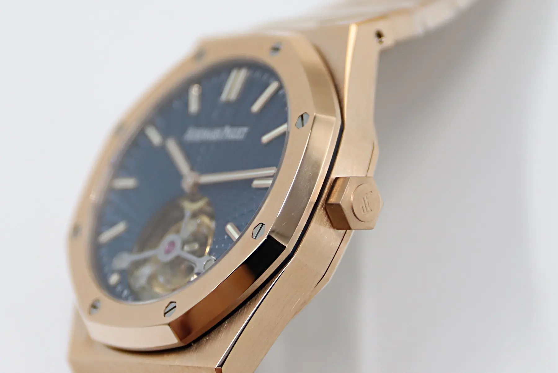 Audemars Piguet Royal Oak Tourbillon Upgrade Edition ?C Rose Gold with Blue Dial - 41mm Case, Model 2020 - Image 5