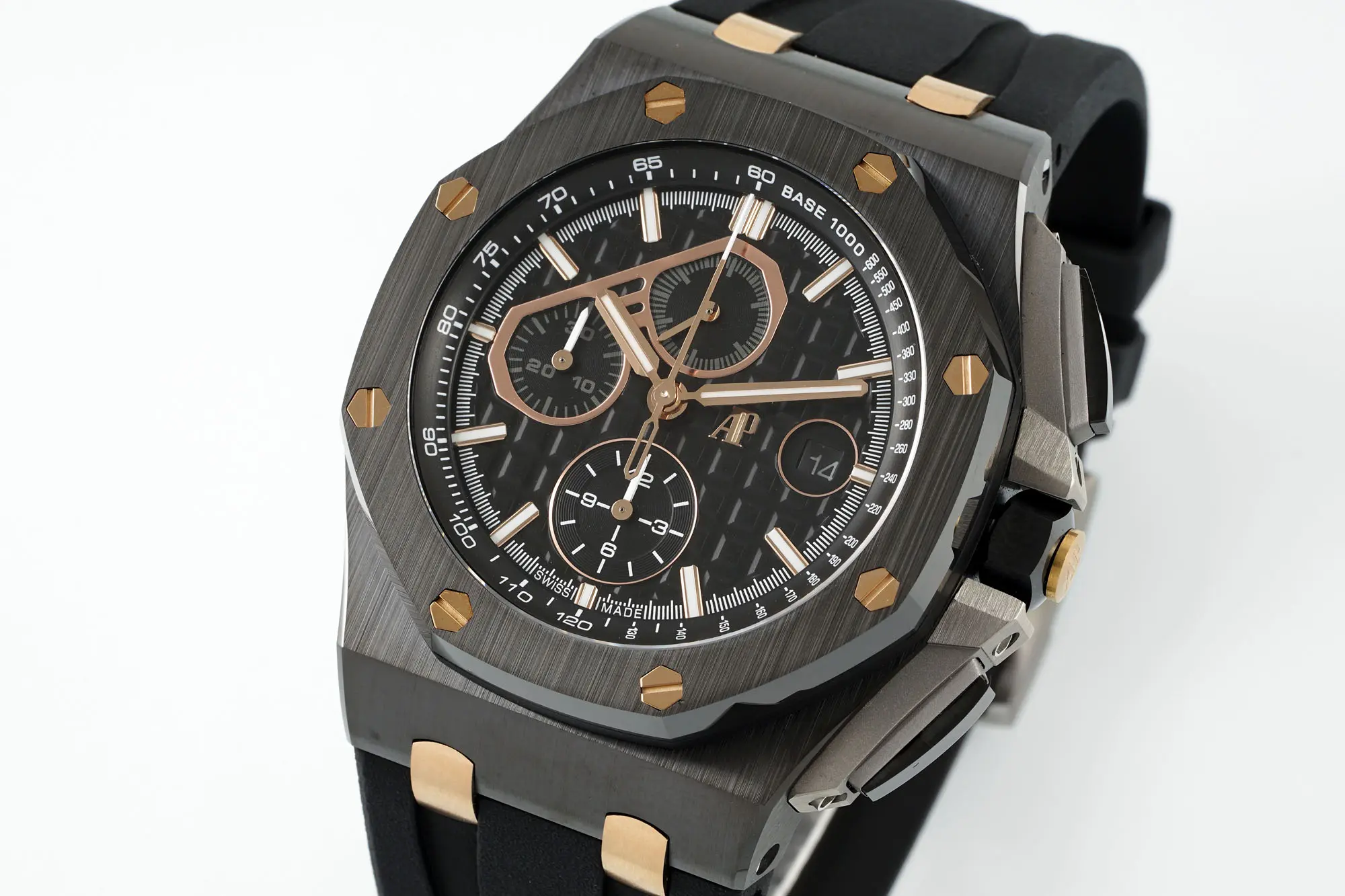 Royal Oak Offshore 26400 series watch - Black ceramic with Custom Cal.3126 movement - Image 5