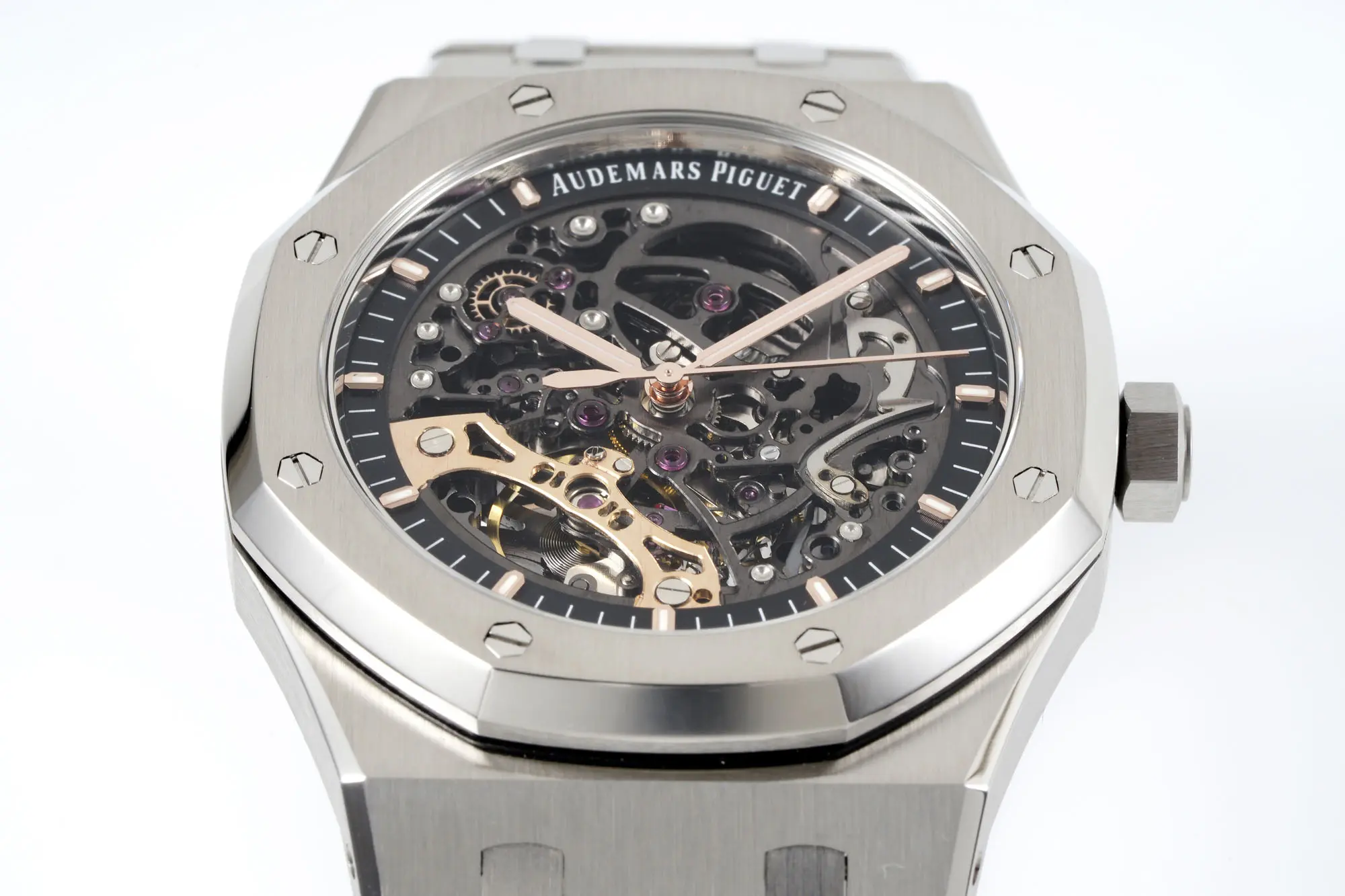 Audemars Piguet Royal Oak Offshore Men's Mechanical watch - Silver with Skeleton dial, 41mm case, Calibre 3132 Movement - Image 5