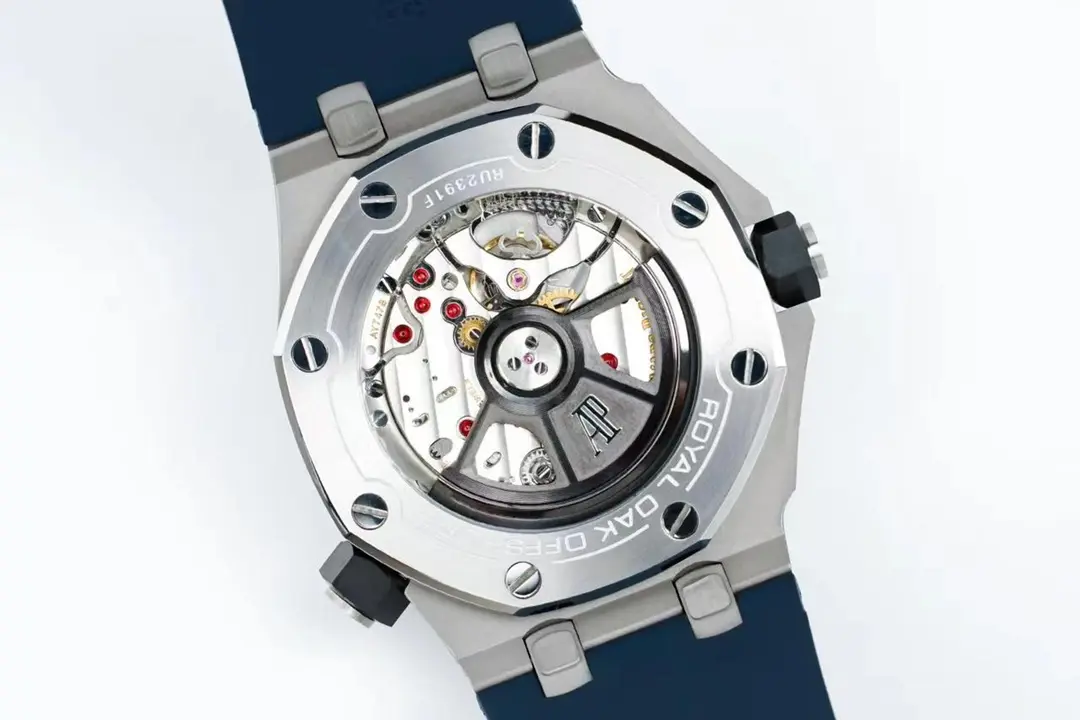 Audemars Piguet Royal Oak Offshore Diver Watch ?C Blue Dial, Stainless Steel Case with Rubber Strap - Image 5