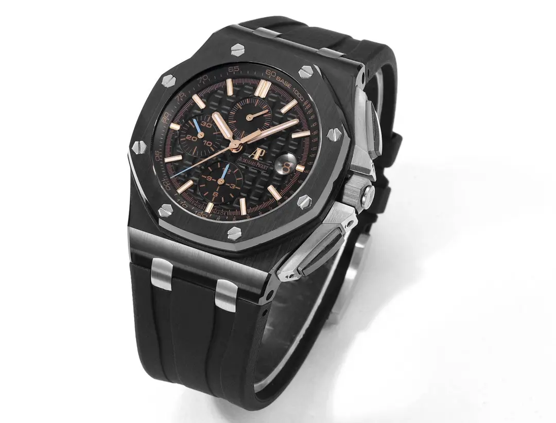 Audemars Piguet Royal Oak Offshore Black Ceramic Chronograph Watch - Image 5