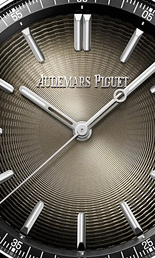 Audemars Piguet CODE 1159 Stainless Steel Watch With Smoked Dial And Fabric Strap ?C 41mm - Image 5