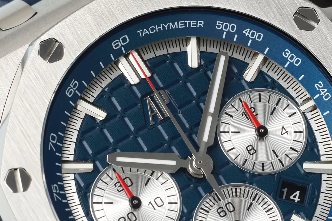 Audemars Piguet Royal Oak Offshore Chronograph with Blue Dial on Stainless Steel Strap - Image 5