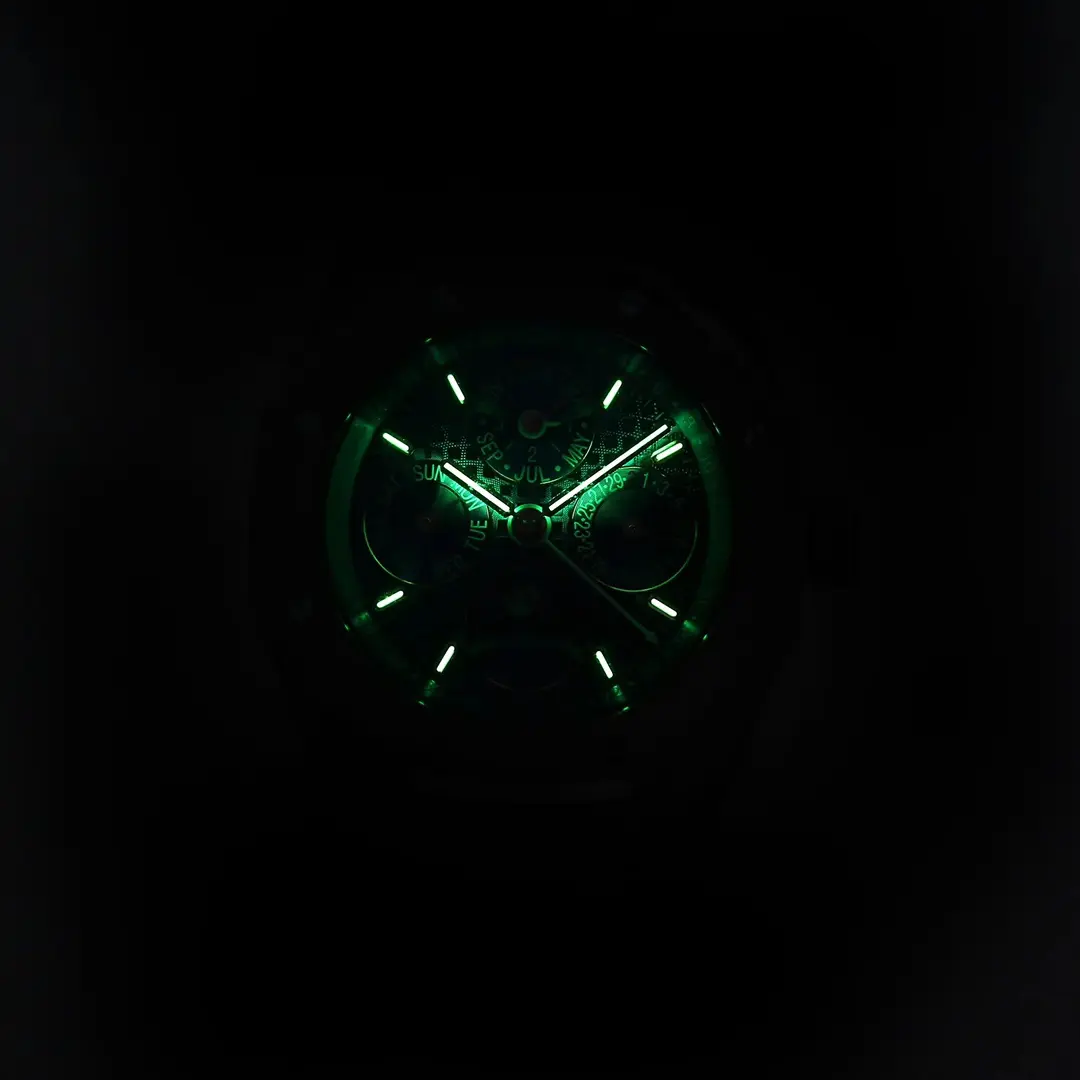 Audemars Piguet Royal Oak Perpetual Calendar Watch, Blue Dial with Gold Case and Bracelet (Ref. 26574ST.OO.1220ST.03 - Image 6