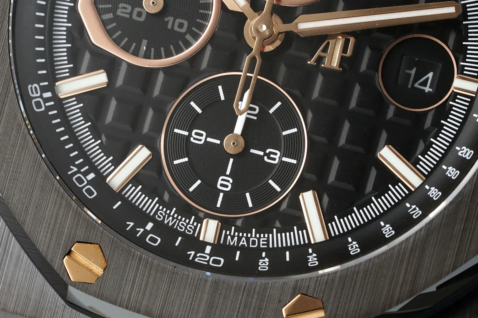 Royal Oak Offshore 26400 series watch - Black ceramic with Custom Cal.3126 movement - Image 6