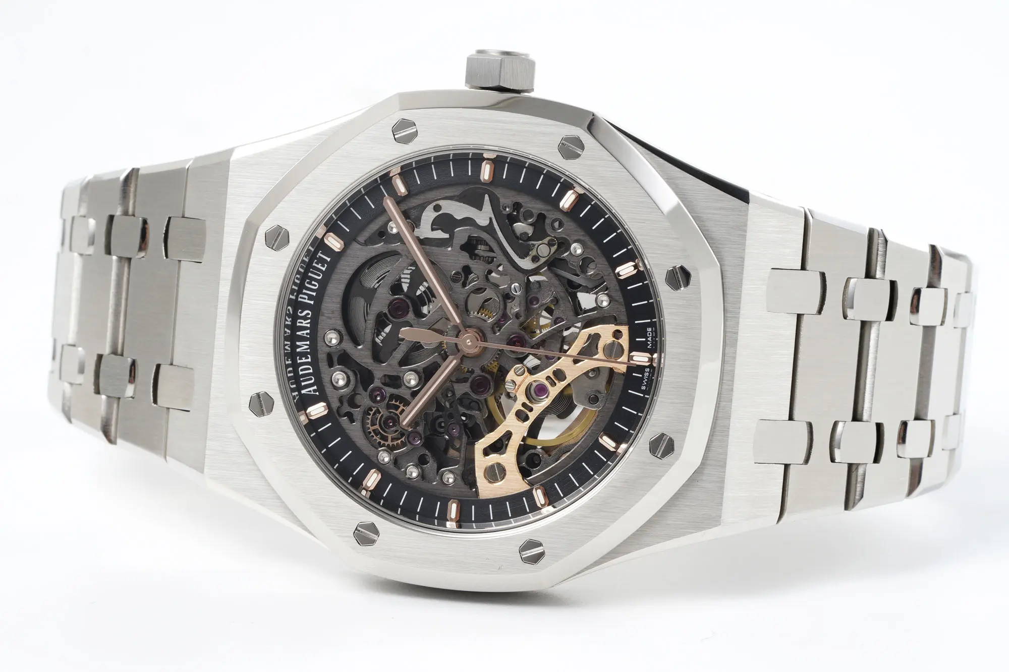 Audemars Piguet Royal Oak Offshore Men's Mechanical watch - Silver with Skeleton dial, 41mm case, Calibre 3132 Movement - Image 6