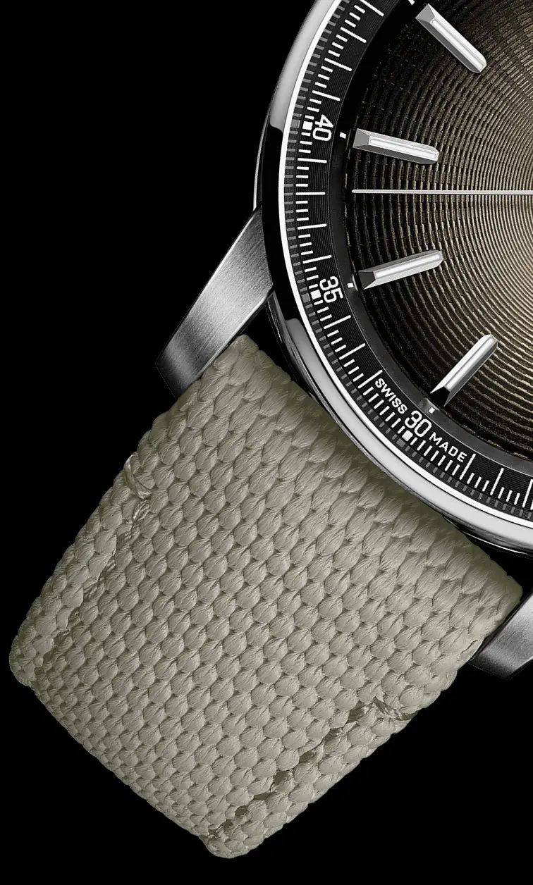 Audemars Piguet CODE 1159 Stainless Steel Watch With Smoked Dial And Fabric Strap ?C 41mm - Image 6