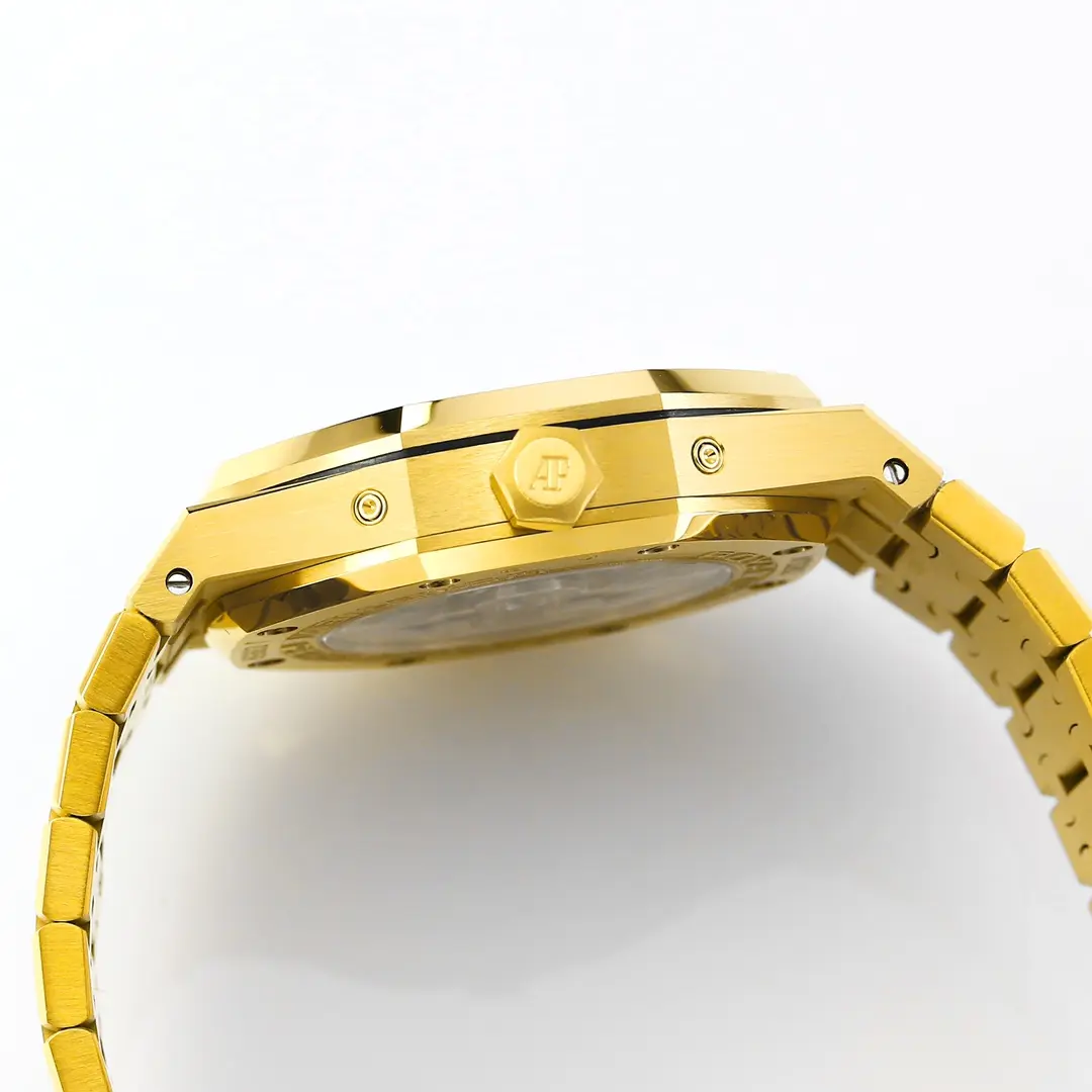 Audemars Piguet Royal Oak Perpetual Calendar Watch, Blue Dial with Gold Case and Bracelet (Ref. 26574ST.OO.1220ST.03 - Image 7