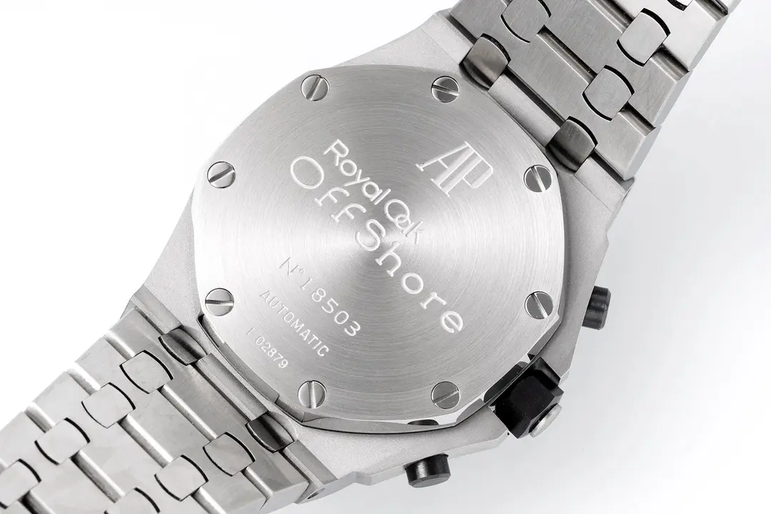 Audemars Piguet Royal Oak Offshore Stainless Steel Bracelet Watch - Silver Dial - Exclusive 4404 Chronograph movement - Image 7