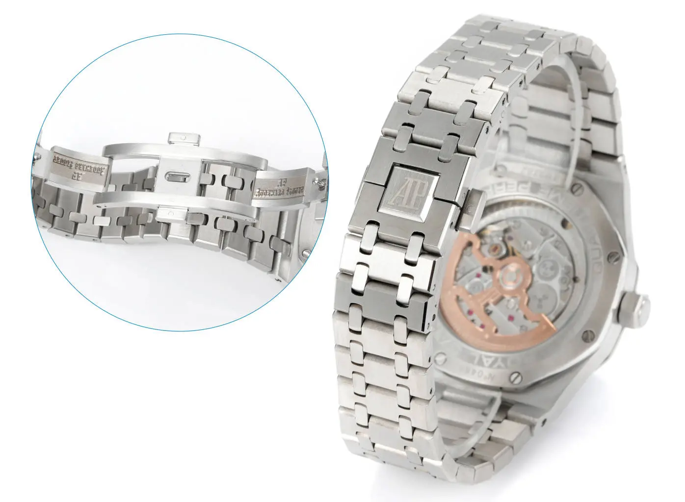 Audemars Piguet Royal Oak Series Men's Watch ?C Stainless Steel Dial with Black Dial - Image 8