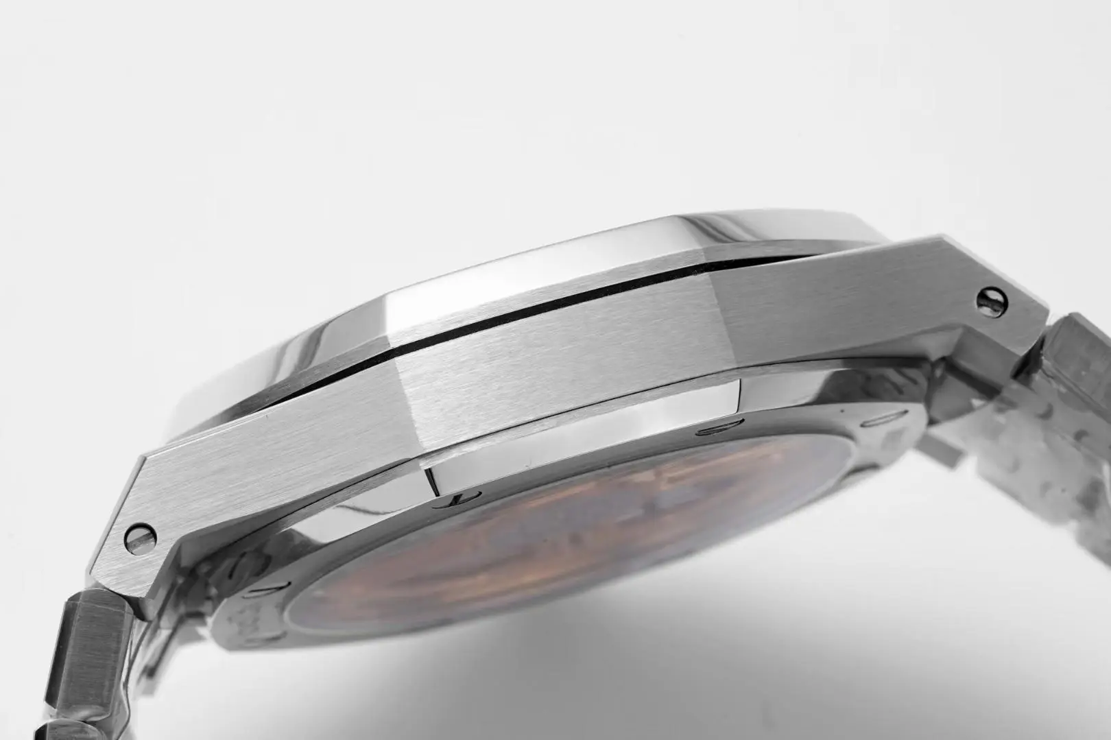 Audemars Piguet Royal Oak Automatic Watch 15500 Stainless Steel with Grey Dial - Image 8