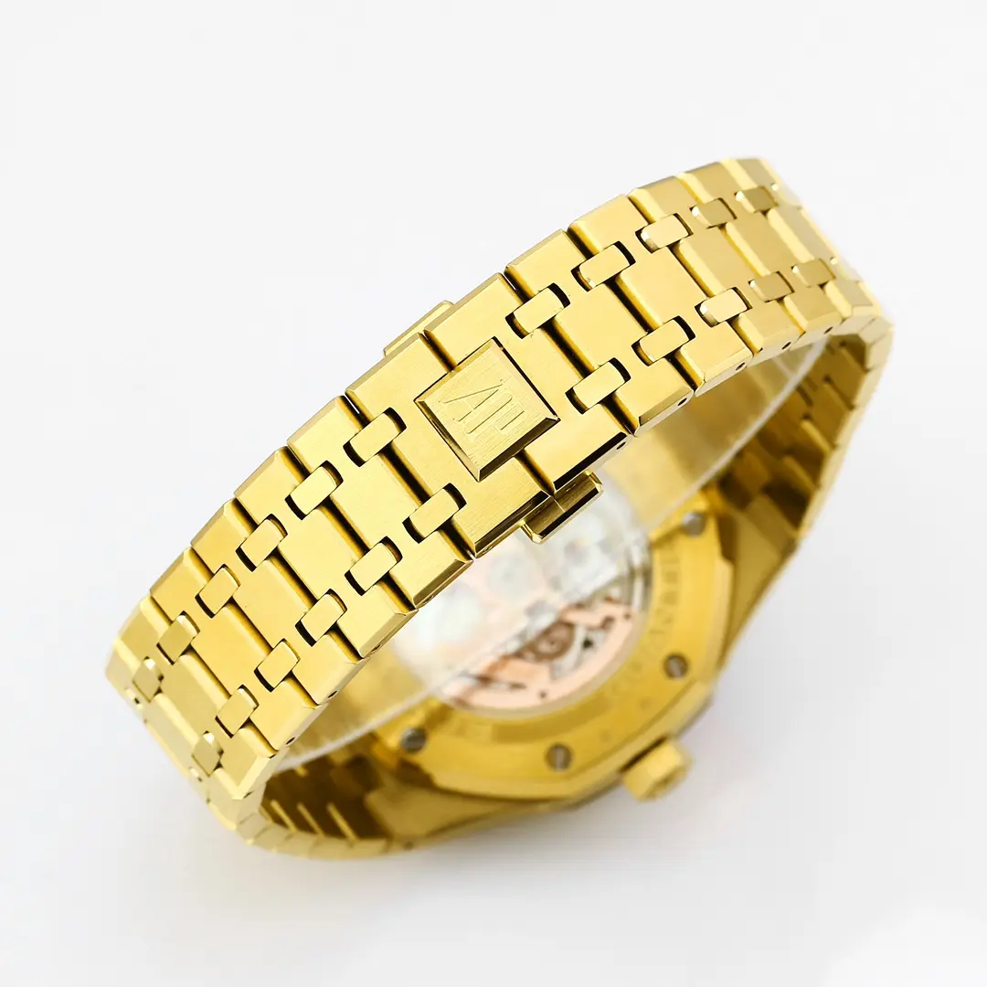 Audemars Piguet Royal Oak Perpetual Calendar Watch, Blue Dial with Gold Case and Bracelet (Ref. 26574ST.OO.1220ST.03 - Image 9