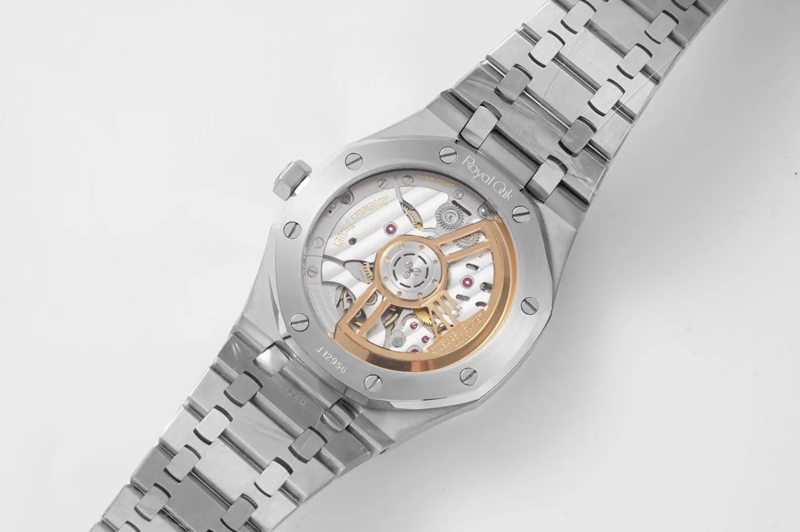 Audemars Piguet Royal Oak Automatic Watch 15500 Stainless Steel with Grey Dial - Image 10