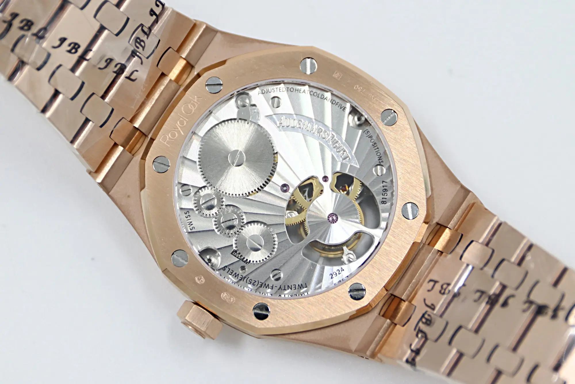 Audemars Piguet Royal Oak Tourbillon Upgrade Edition ?C Rose Gold with Blue Dial - 41mm Case, Model 2020 - Image 10