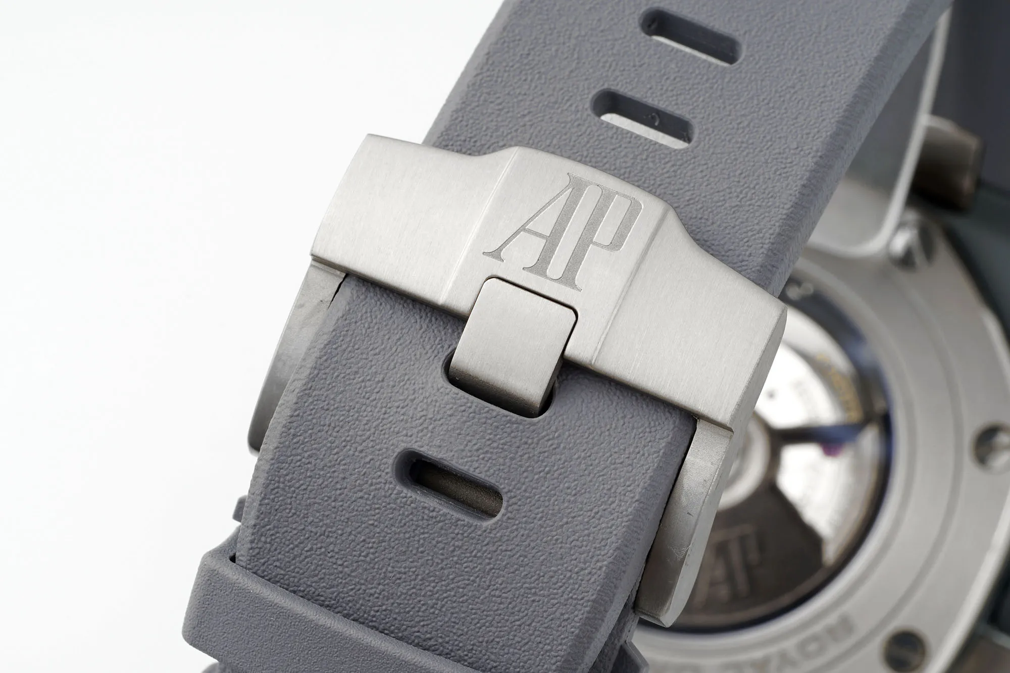 Royal Oak Offshore 26400 series watch - Grey Ceramic with Blue Dial and Chronograph Style - Image 10