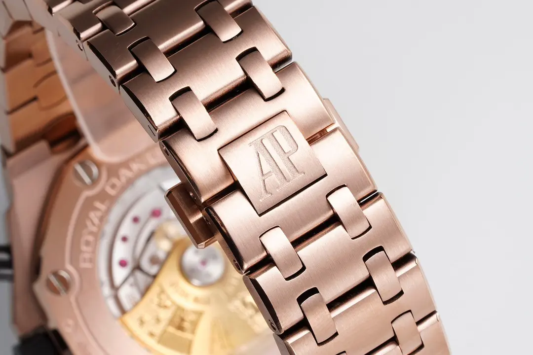Audemars Piguet Royal Oak Offshore Rose Gold Bracelet Watch With Exclusive 4404 Chronograph Motion - Image 10